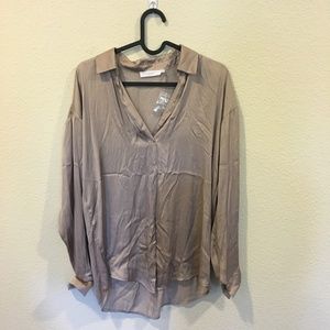 Lush Tops - Lush brown long sleeve collared shirt Lush Tops - Lush brown long sleeve collared shirt
